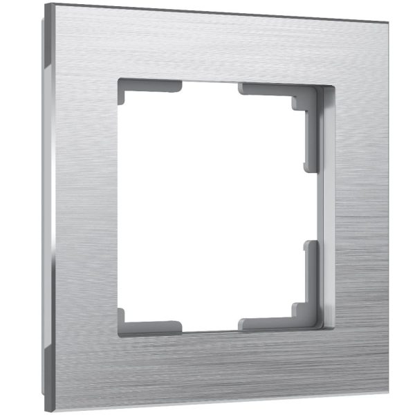 Рамка из металла Werkel Aluminium на 1 пост Алюминий W0011706
