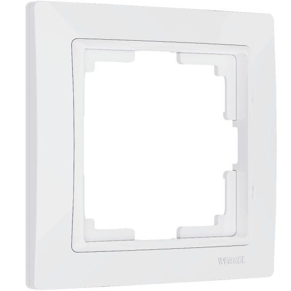Рамка из поликарбоната Werkel Snabb basic на 1 пост Белый W0012001
