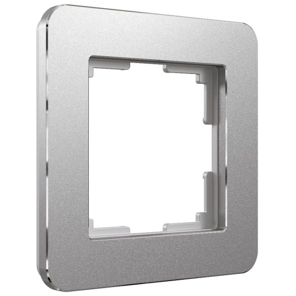 Рамка из металла Werkel Platinum на 1 пост Алюминий W0012606