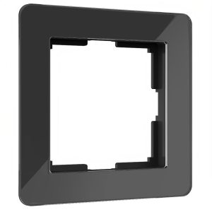Рамка акриловая Werkel Acrylic на 1 пост Черный W0012708