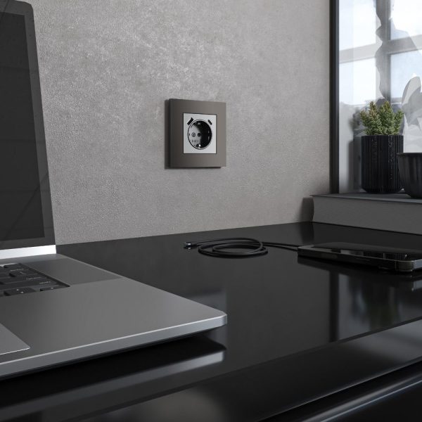 Рамка из поликарбоната Werkel Slab на 1 пост Бронза W0012963 — изображение 2