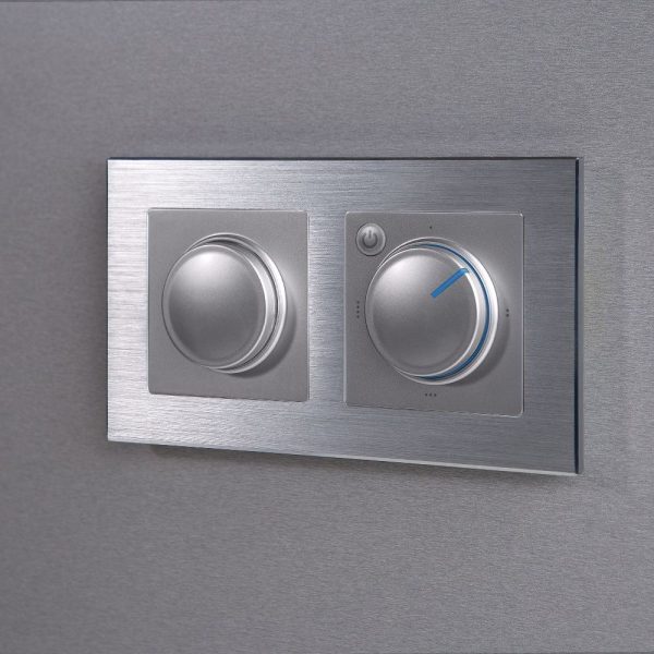 Рамка из металла Werkel Aluminium на 2 поста Алюминий W0021706 — изображение 3