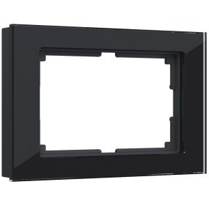 Рамка для двойной розетки Werkel Favorit Черный W0081108