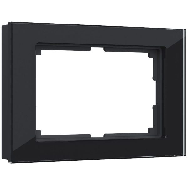 Рамка для двойной розетки Werkel Favorit Черный W0081108
