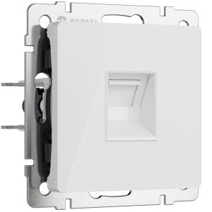 Розетка встраиваемая Ethernet Werkel RJ-45 Белый W1181041