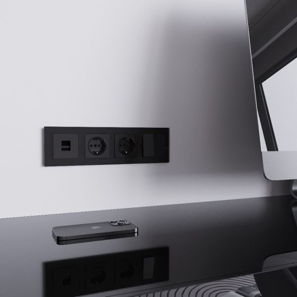 Розетка встраиваемая Ethernet Werkel RJ-45 Черный W1181048 — изображение 2