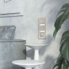 Выключатель двухклавишный встраиваемый Werkel Дымчатый W1220004 — изображение 2