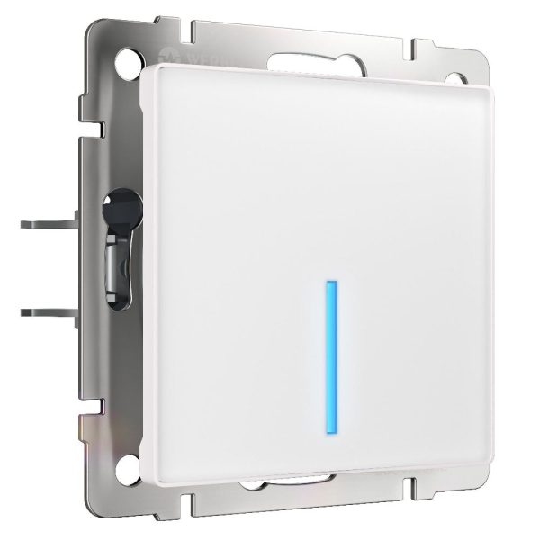 Выключатель одноклавишный встраиваемый сенсорный Werkel с Wifi Белый W4510601