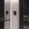 Выключатель двухклавишный встраиваемый сенсорный Werkel с Wifi Черный W4523008 — изображение 3