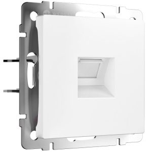 Розетка встраиваемая Ethernet Werkel RJ-45 cat. 6A Белый матовый W5120001