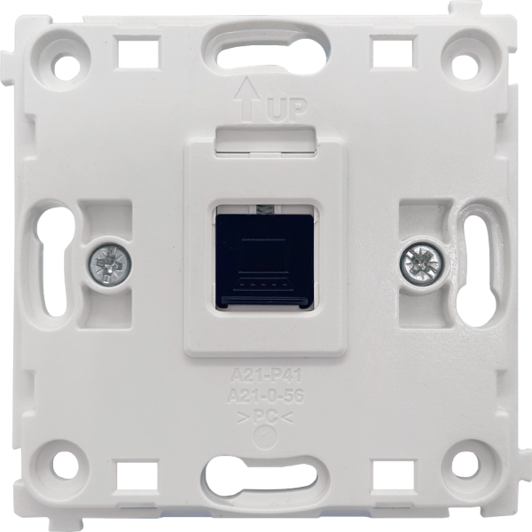 Розетка встраиваемая Ethernet Donel R98 RJ45 cat.6 Шоколад матовый DA16200-DA83942 — изображение 3