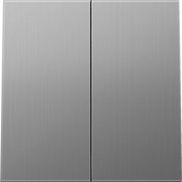 Выключатель двухклавишный встраиваемый звонковый Donel R98 Metal Никель DA25100-DA295NB — изображение 2