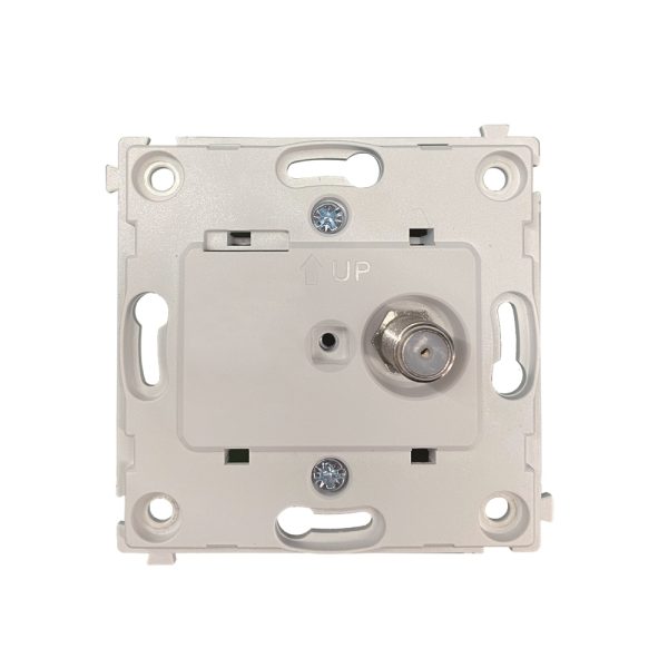 Розетка встраиваемая TV-SAT Donel R98 Metal F-разъём Никель DA30200-DA879NB — изображение 5
