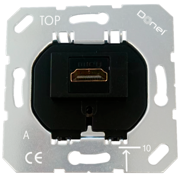 Розетка встраиваемая HDMI Donel R98 2.0a Изумруд матовый STRS20A-DA27639 — изображение 4