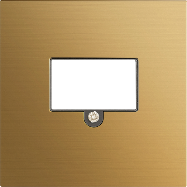 Розетка встраиваемая HDMI Donel R98 Metal 2.0a Золото матовое STRS20A-DA276BR — изображение 2