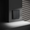 Выключатель двухклавишный встраиваемый Voltum S70 Графит VLS020107 — изображение 4