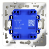 Выключатель двухклавишный встраиваемый Voltum S70 с подсветкой Сталь VLS020205 — изображение 3