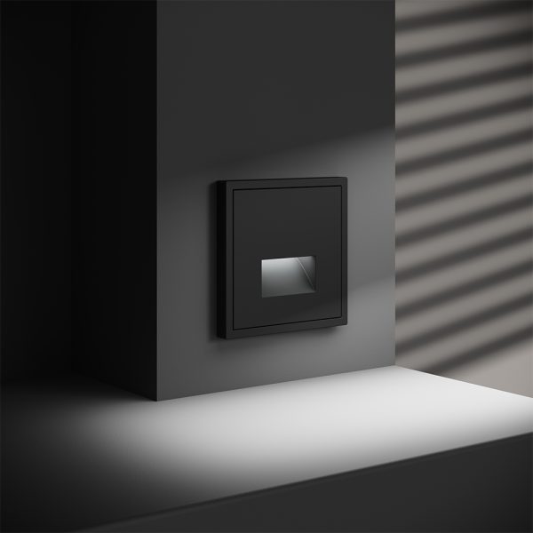 LED подсветка встраиваемая Voltum S70 Черный матовый VLS070608 — изображение 4