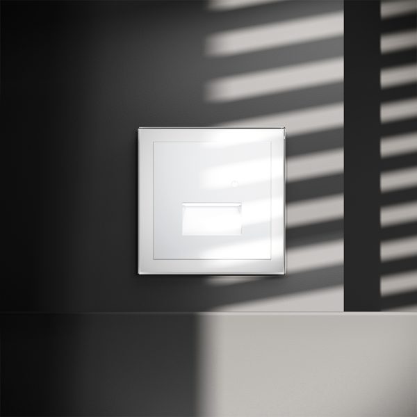 LED подсветка встраиваемая Voltum S70 с датчиком Белый Глянцевый VLS070701 — изображение 4