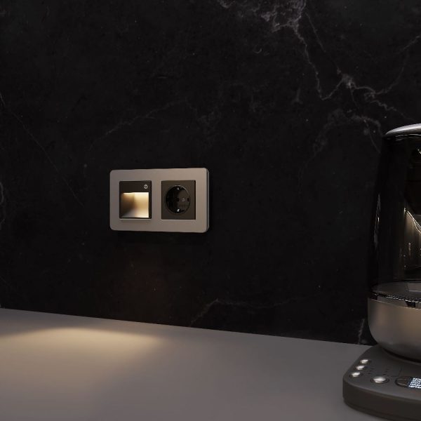 LED подсветка встраиваемая Werkel три режима с датчиком движения Черный матовый W1154608 — изображение 2