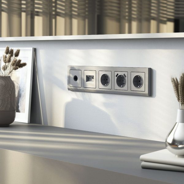 Накладка для розетки Werkel USB Серебряный матовый W1179565 — изображение 2